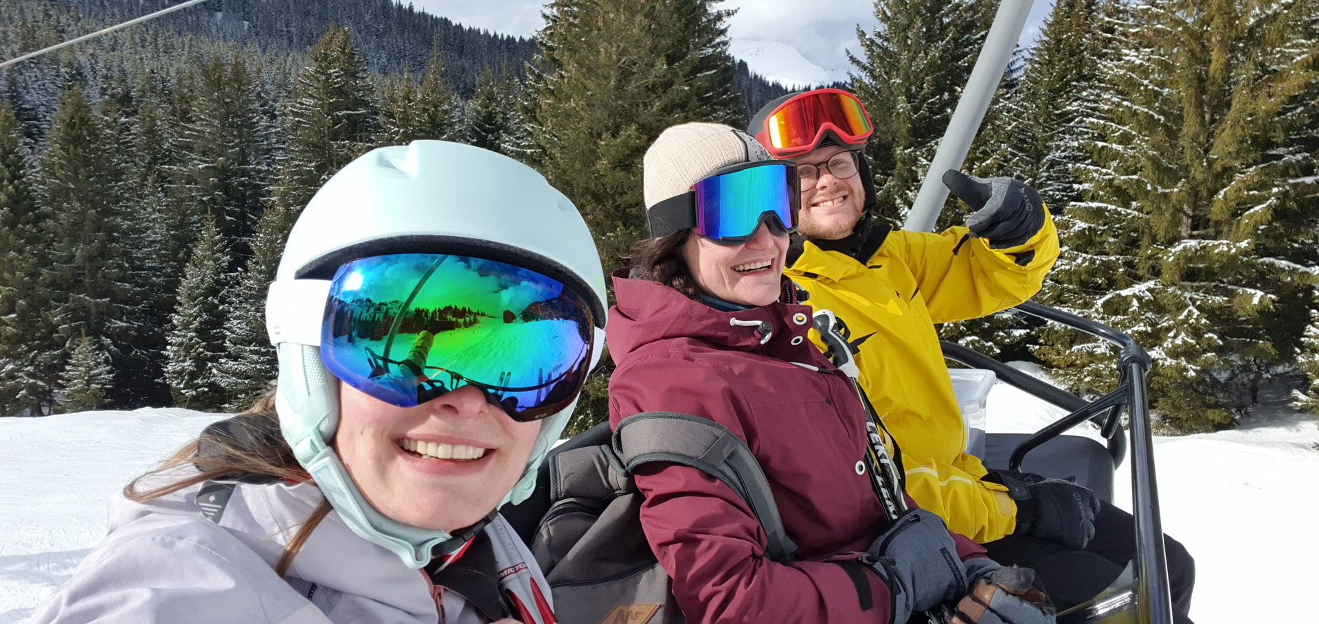 Unsere kleine Gruppe auf der Suche nach dem Traumspot!