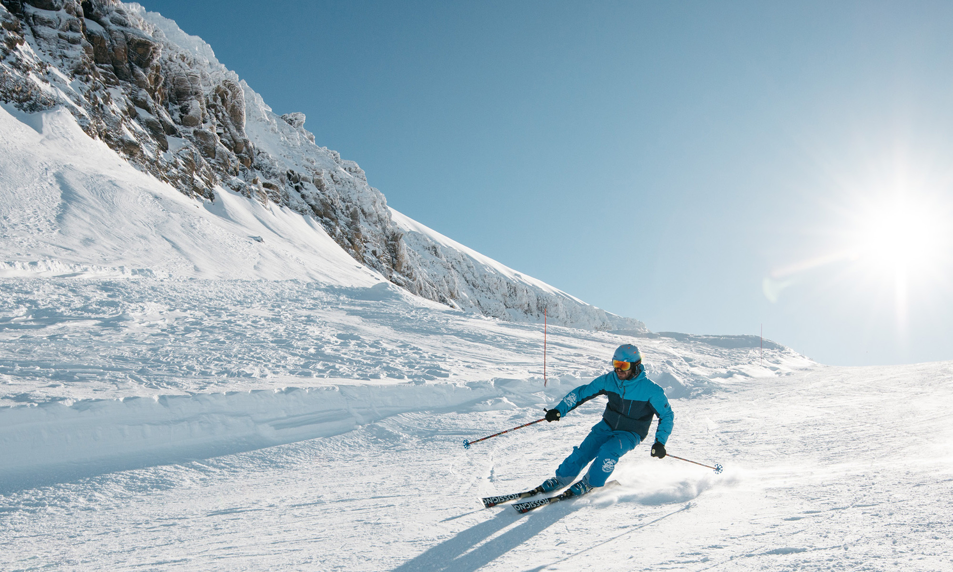 Skiing from November to April