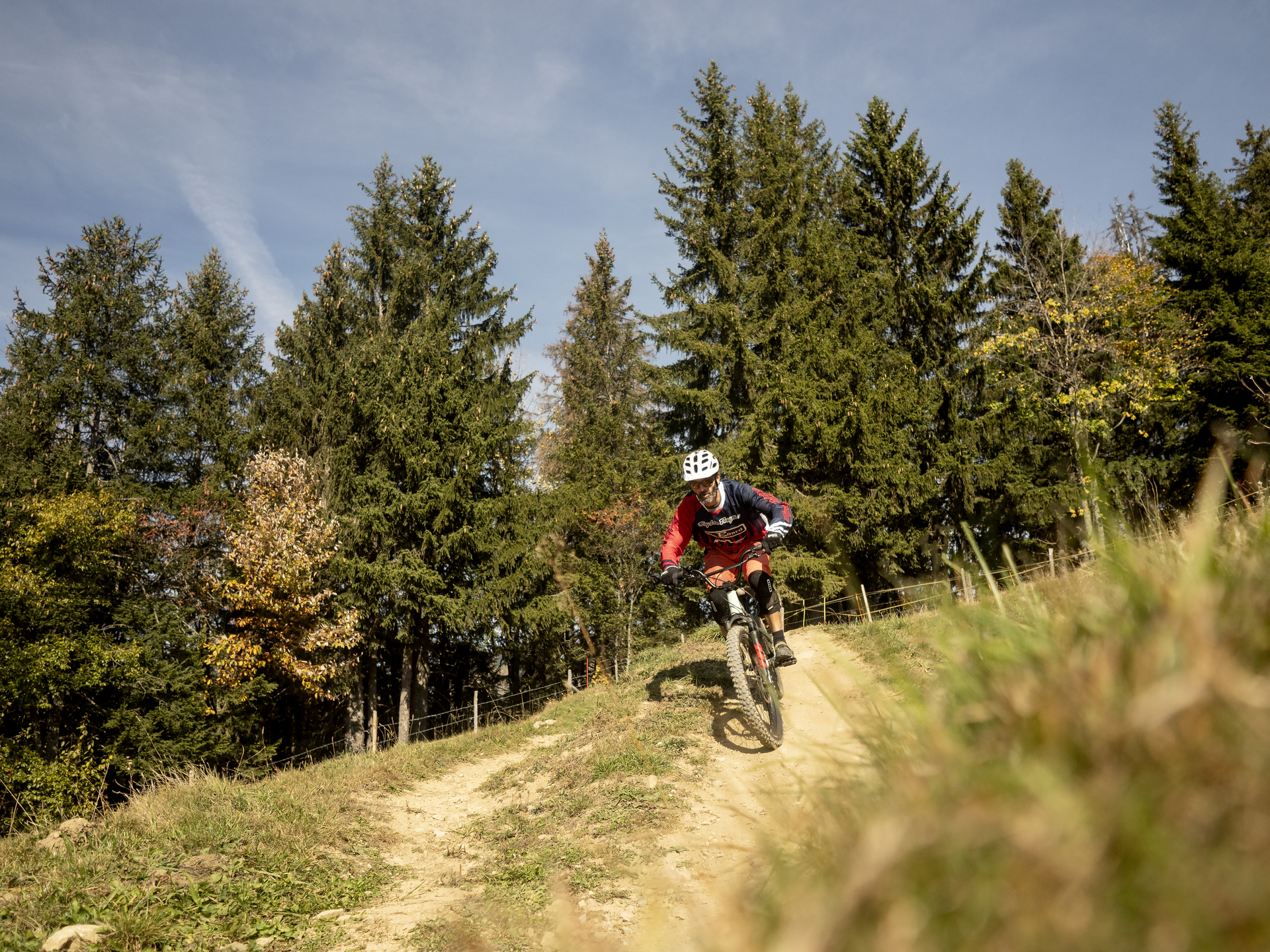 Piste de DH Les Chaux