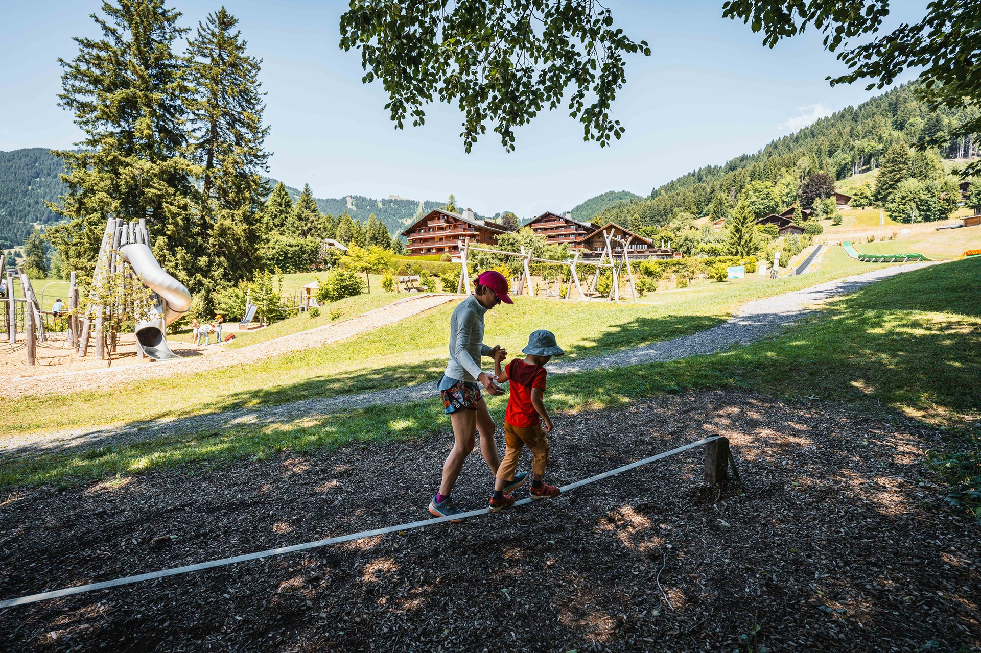 Villars Fun Park - Slackline - Famille