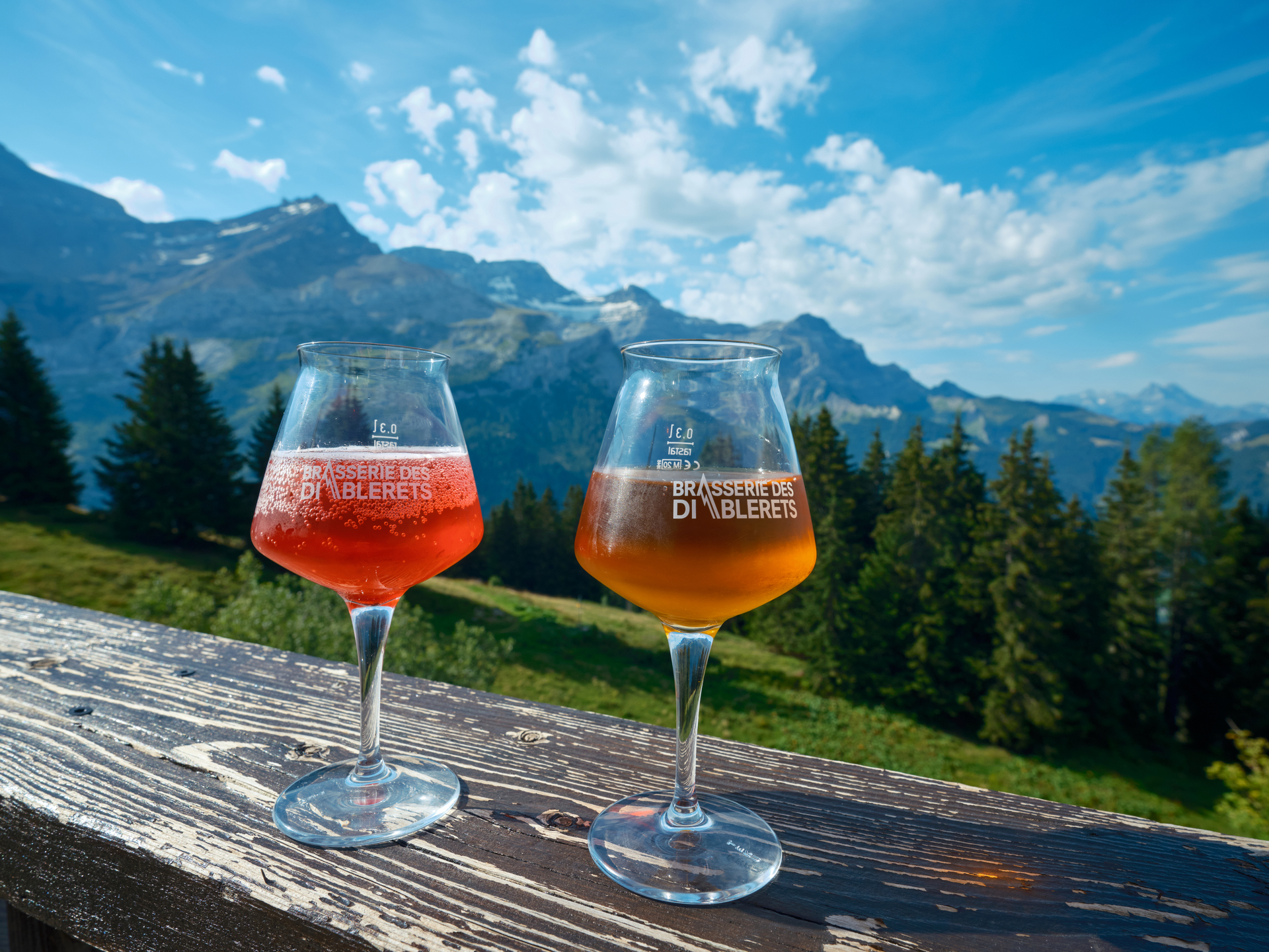 Cocktail sur la terrasse d'Isenau