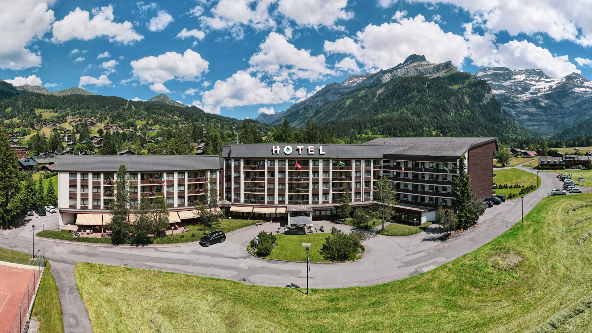 Exterior view of The Glacier Hotel