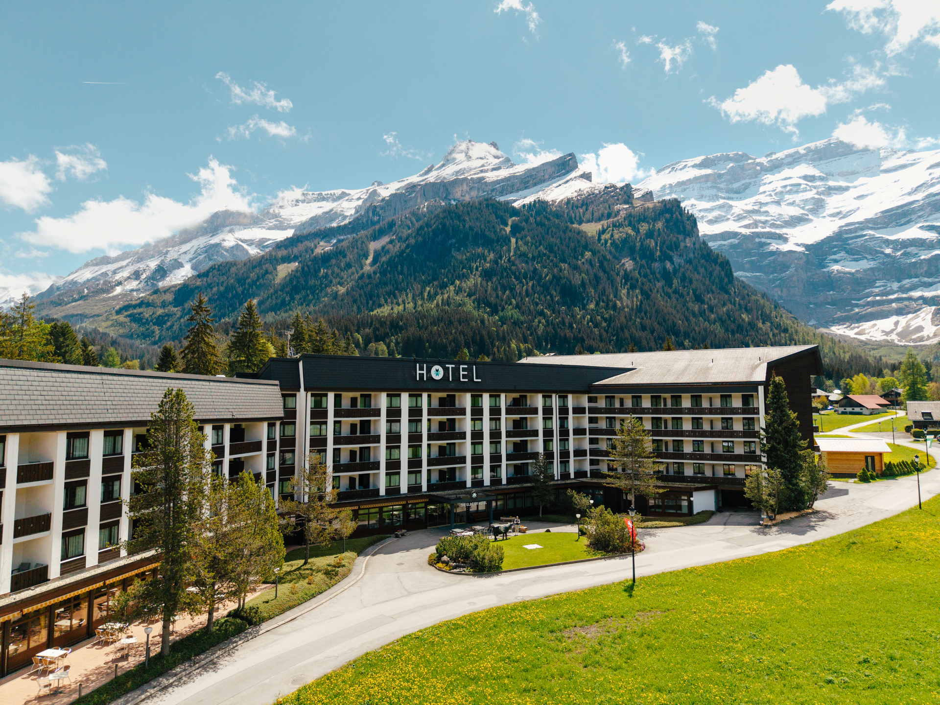 Exterior view of The Glacier Hotel