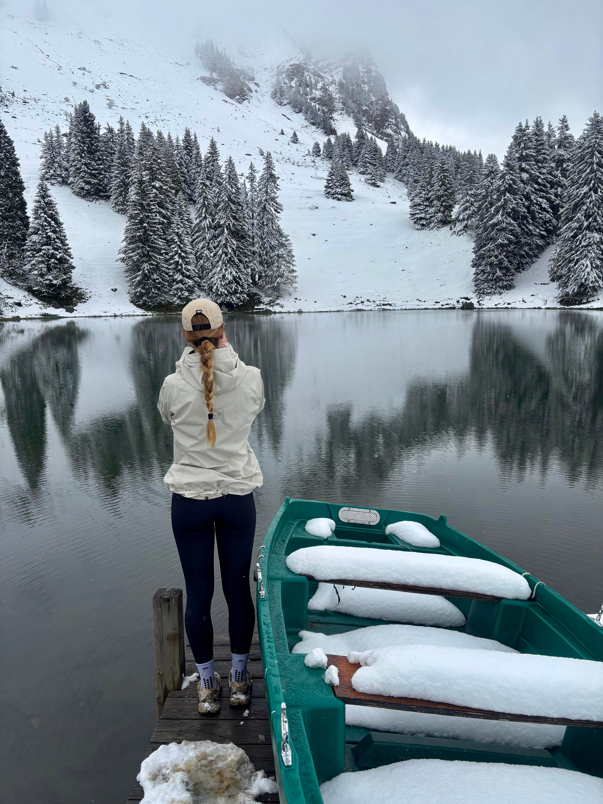 Lac Retaud mit Pauline Carminati