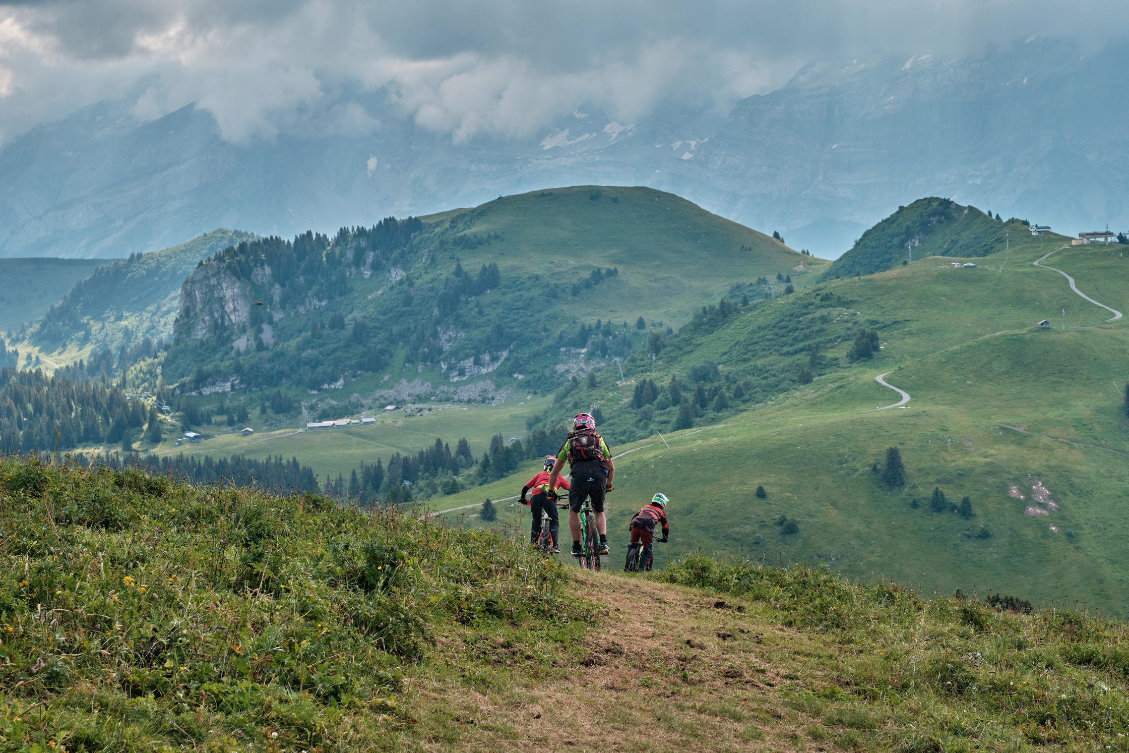 VTT Grand Chamossaire télésiège