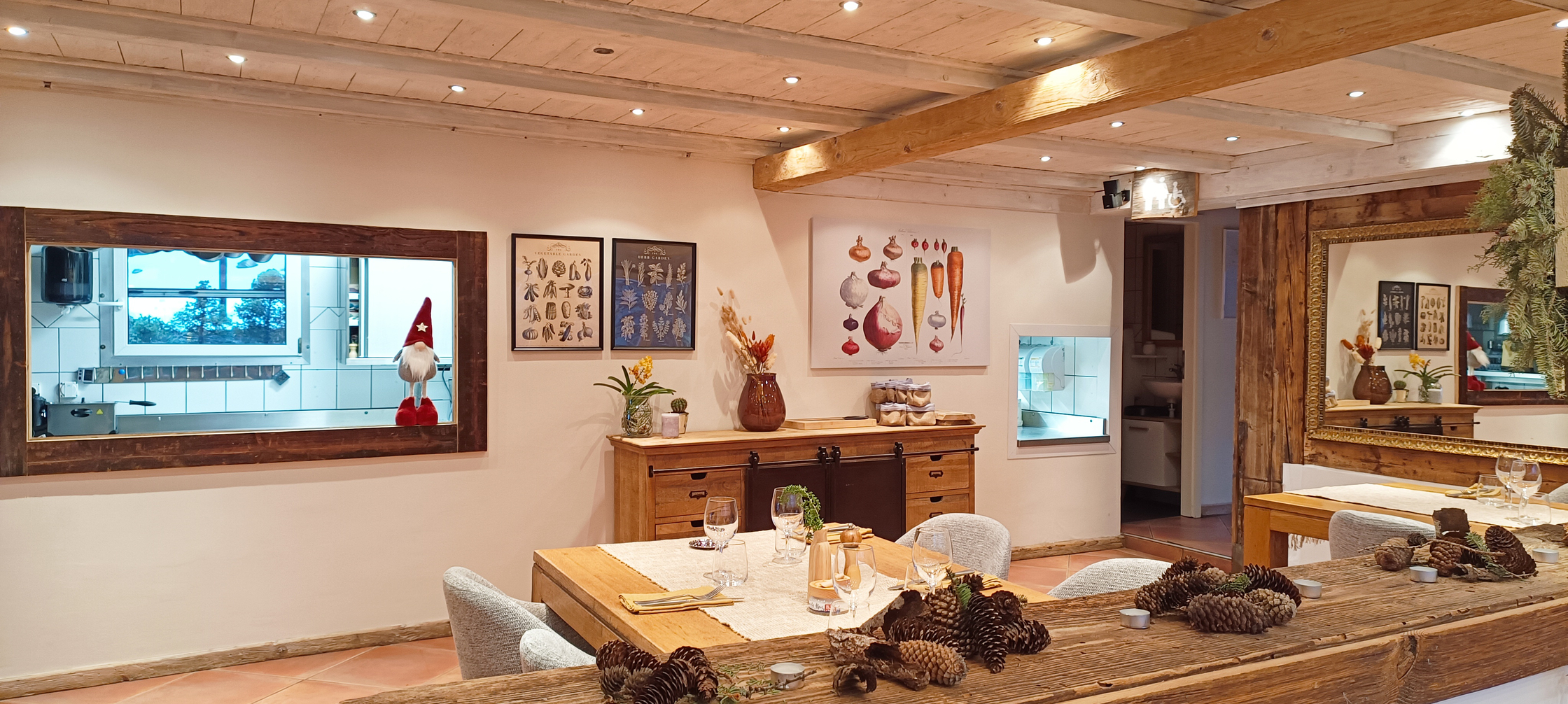Restaurant L'Ancolie - la salle à manger