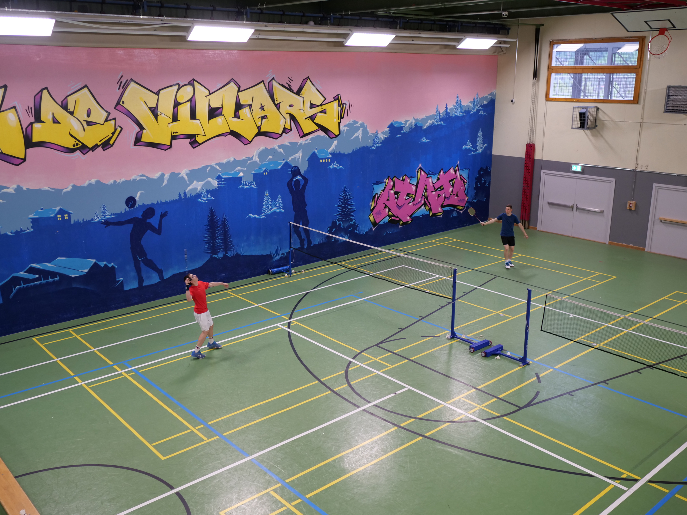 Volleyball im Centre des Sports de Villars