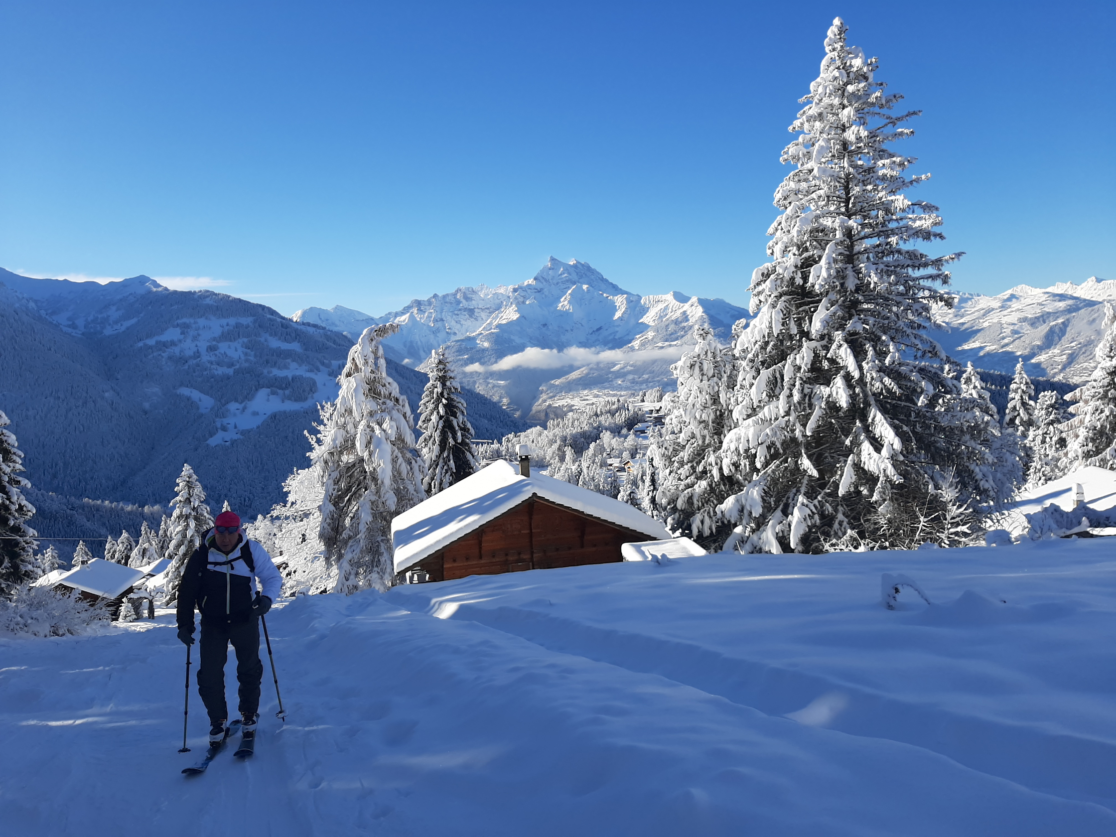 Parcours ski de rando - Direction Croix des Chaux