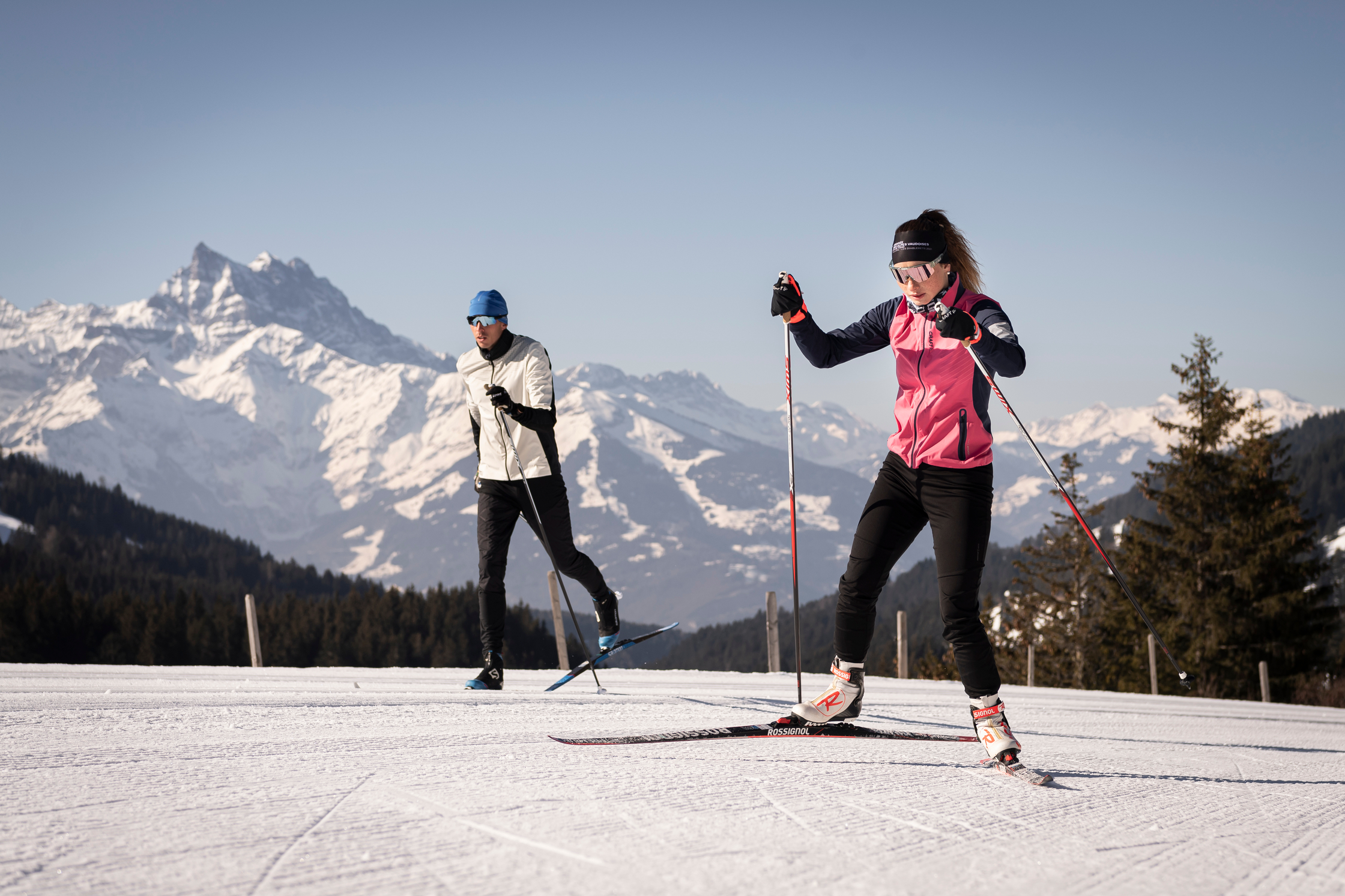Ski de fond à Villars