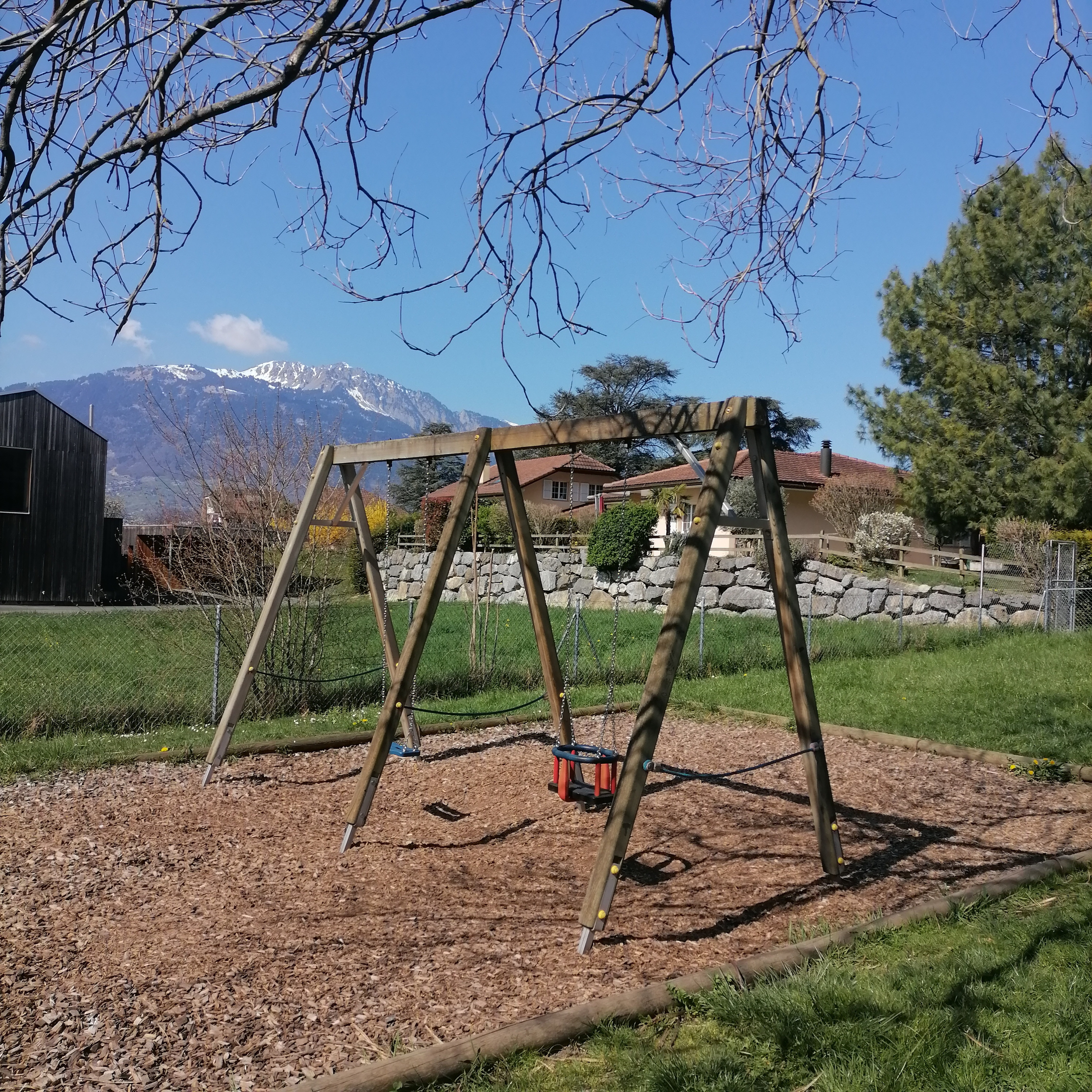Parc Robinson balançoires