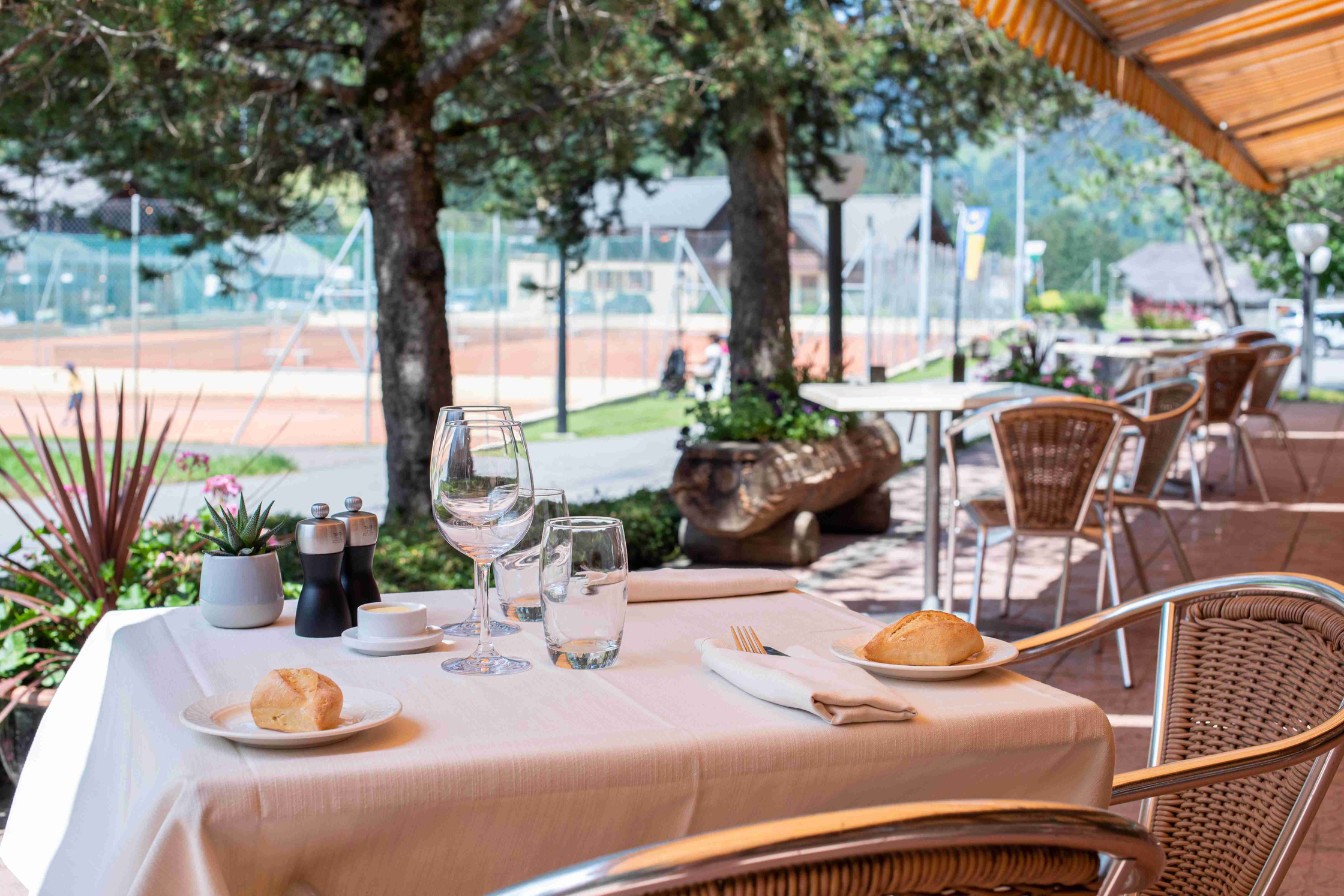 Terrace of the Glacier Hotel
