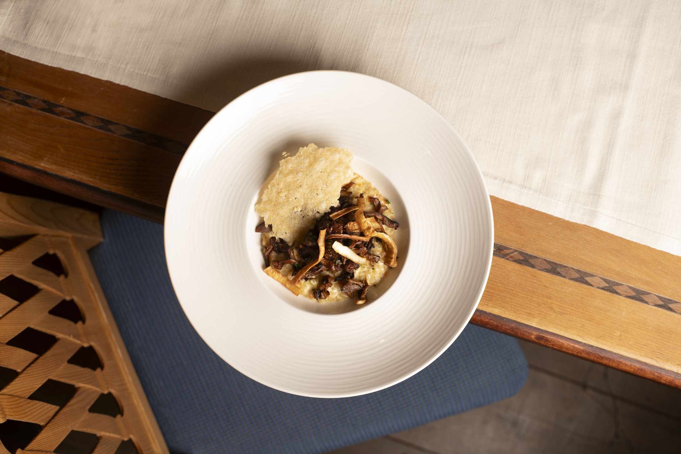 Dish from Le Vernex restaurant at The Glacier Hotel