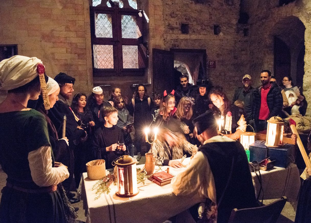 Atelier animé lors de la Nuit de l'Epouvante