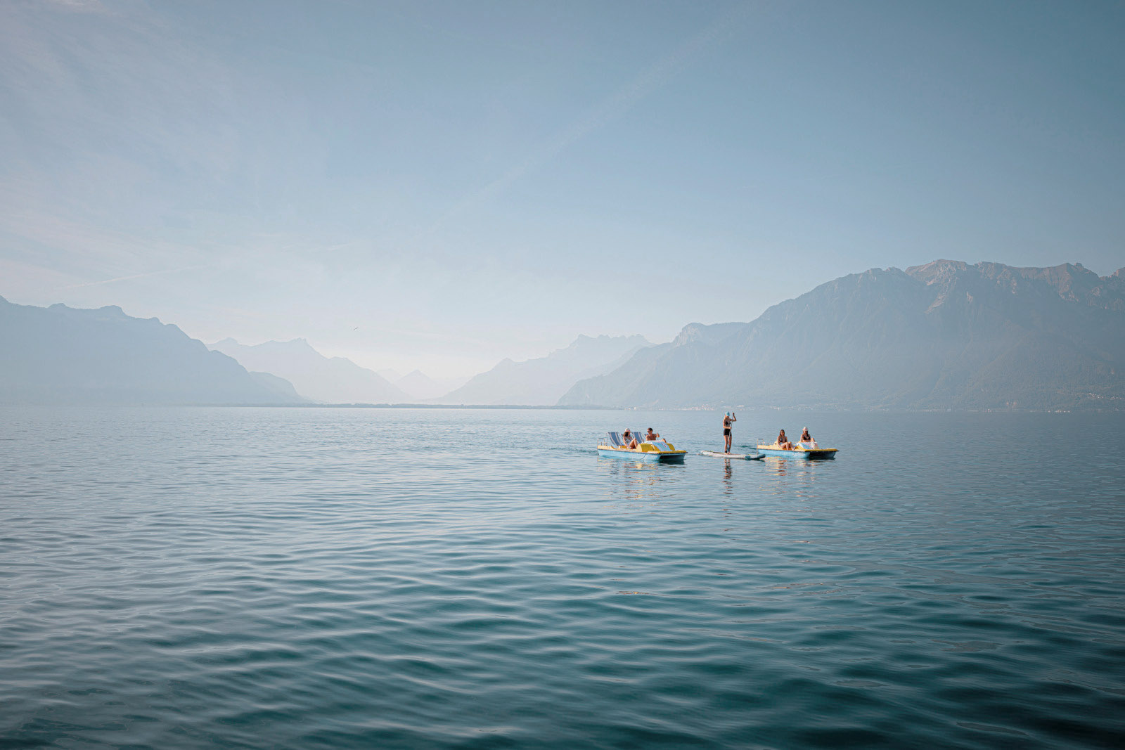 Vevey Pédalo Paddle Vue Lac