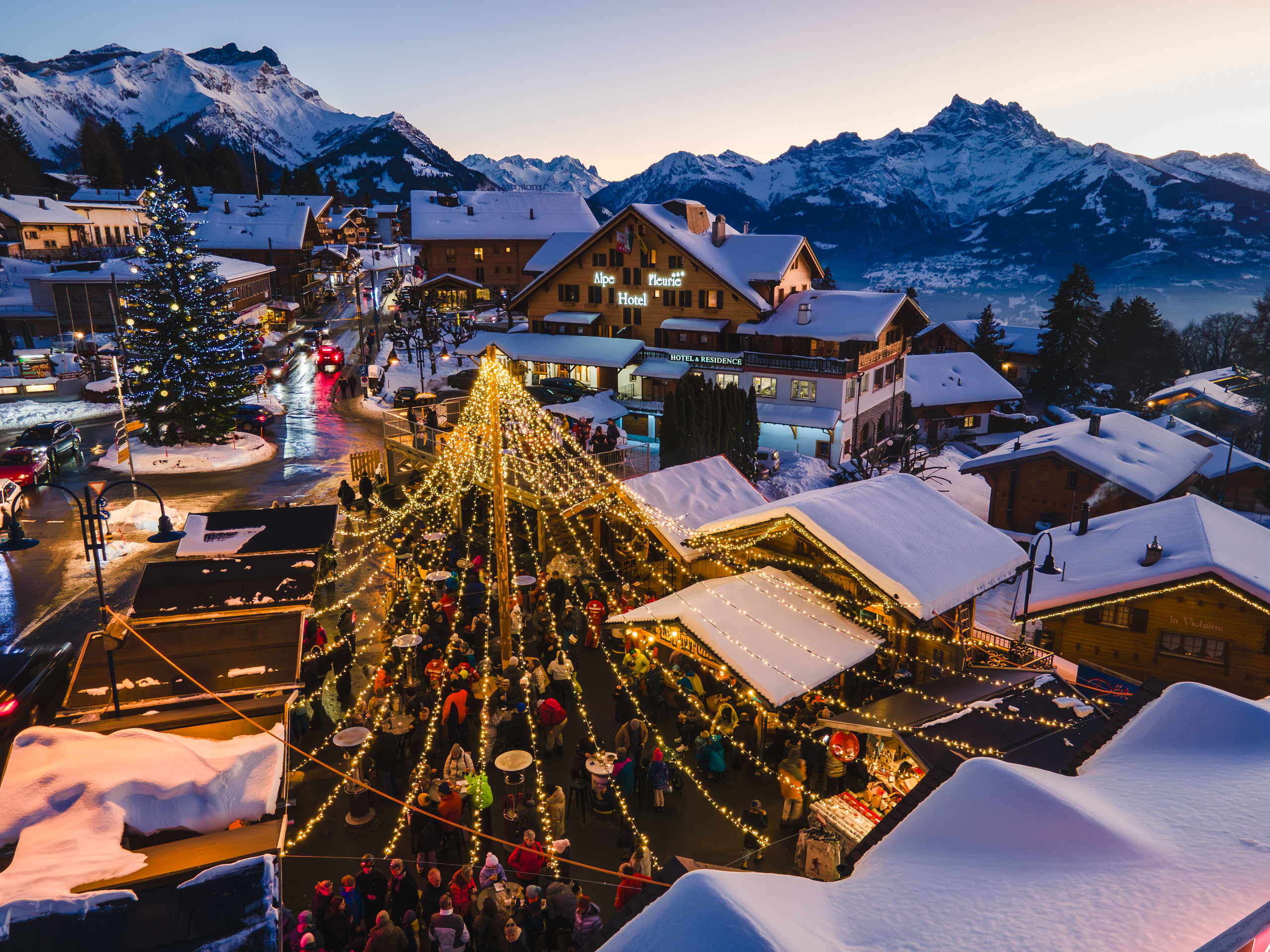 Weihnachtsmärkte in den Alpes Vaudoises