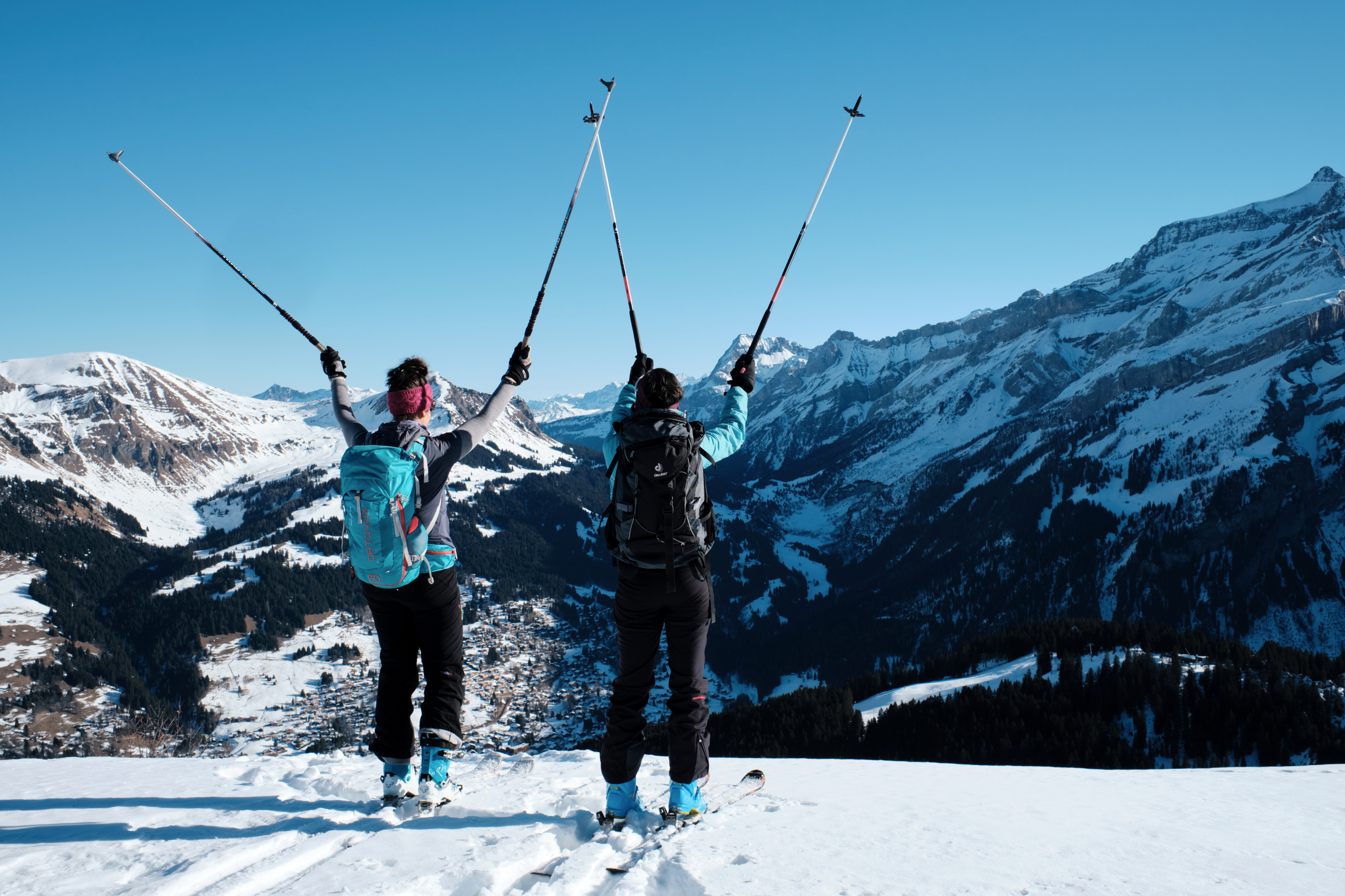 Les itinéraires de ski de randonnées aux Diablerets