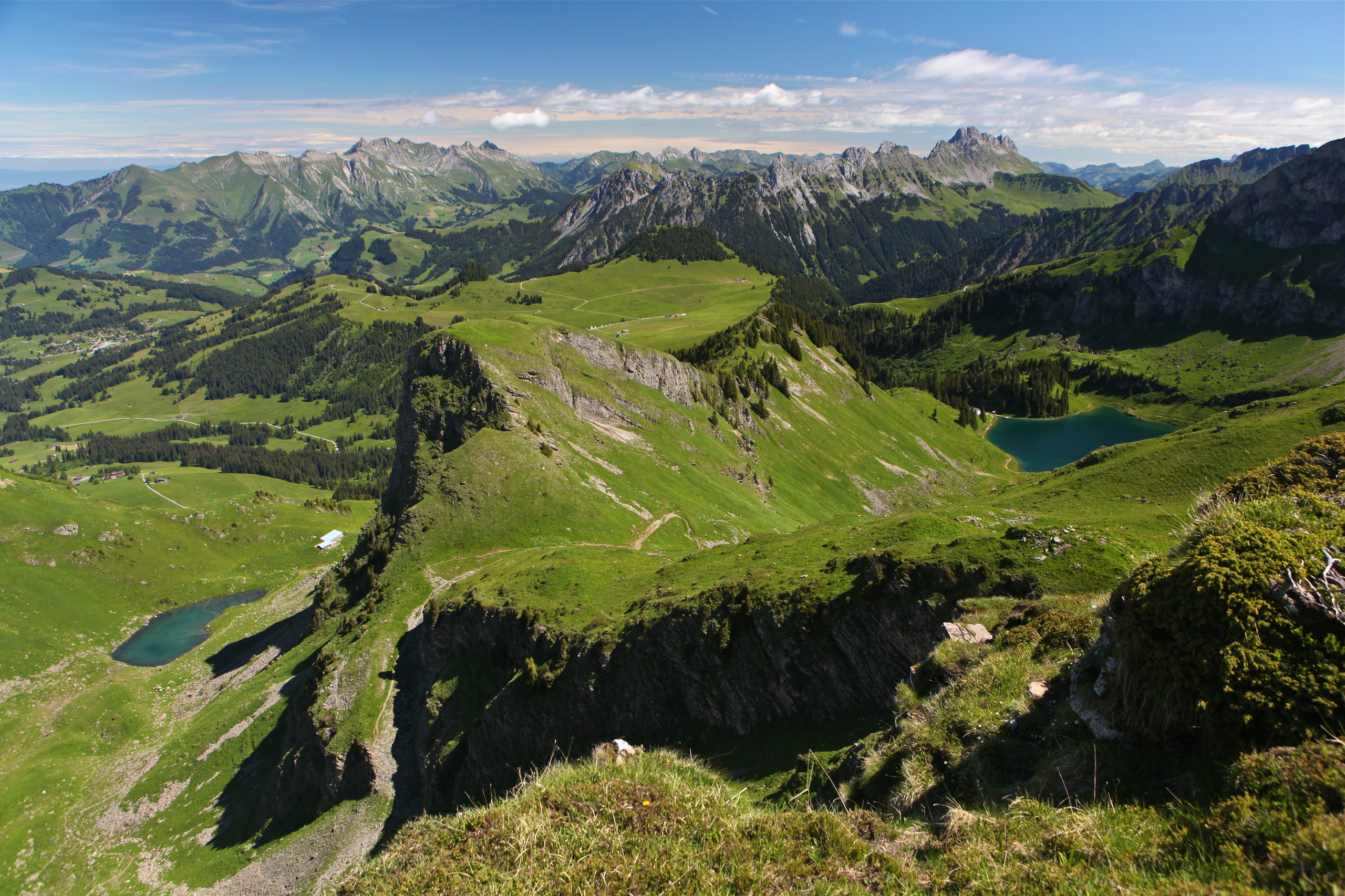 Alle Wanderwege auf dem Col des Mosses