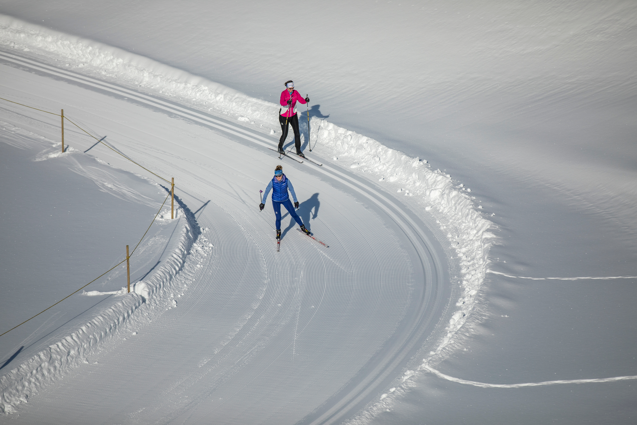 All the cross-country ski trails in Les Diablerets