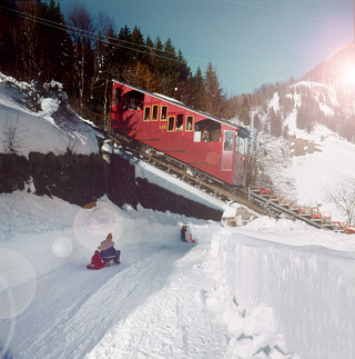 Schlittelbahn Les Avants