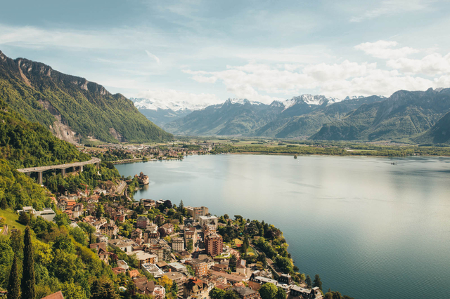 Vue Montreux Glion