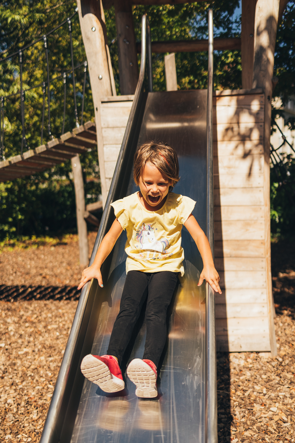 Play and relaxation at Jardin Doret