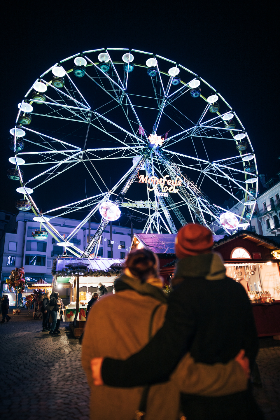 The big wheel of Montreux Christmas