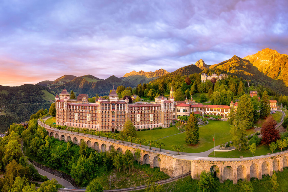 An exceptional setting perched above Montreux