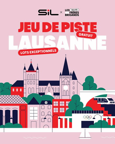 Jeu de piste gratuit à travers Lausanne