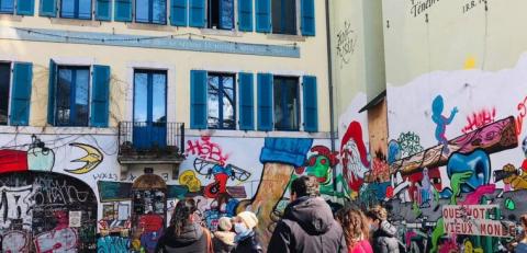 Balade accompagnée « Bouffée d&rsquo;art aux Grottes » – Genève