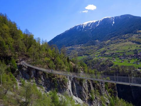 Passerelle de la Grande Combe, à St-Martin