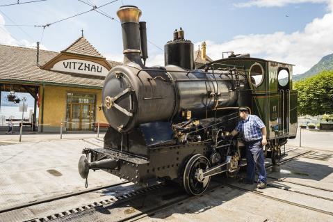 Voyages en train à vapeur nostalgiques sur le Rigi