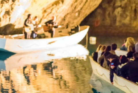 Jérémie Kisling en concert au lac souterrain de St-Léonard