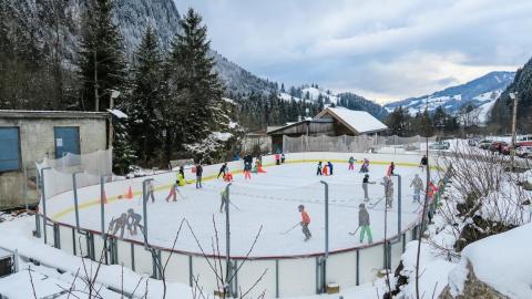 Patinoire en plein air de Charmey