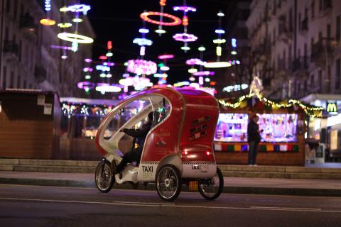 Balade spéciale Geneva Lux avec TaxiBike