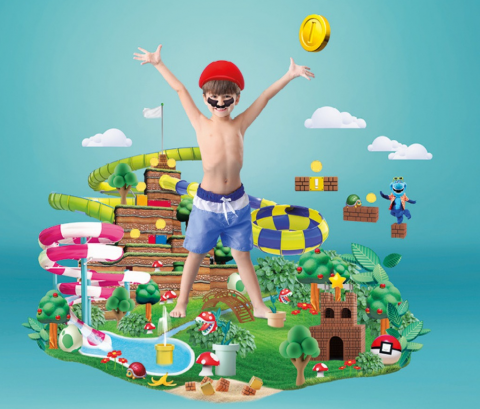 Les jeux vidéo (sans écran) débarquent à Aquaparc