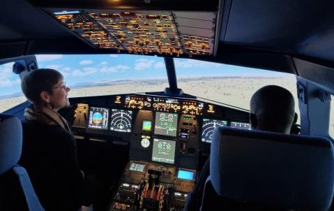 Simulateur de vol Airbus A320 à Delémont