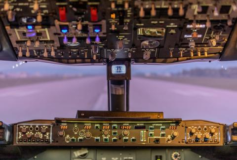 Simulateur de vol Boeing 737-800 NG à Delémont