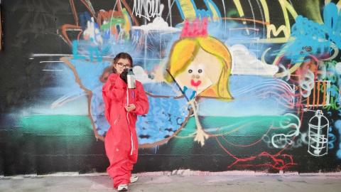 Cours de Graffiti au Mont-sur-Lausanne (VD)