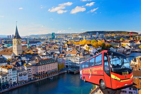 Bus panoramique à Zurich