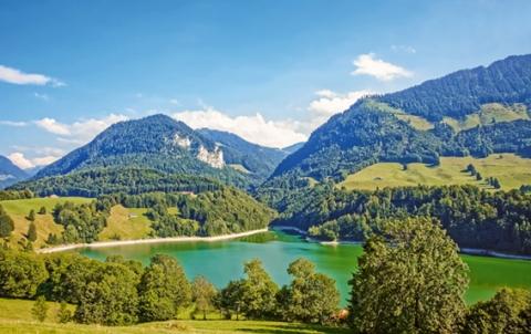 Autour du Lac de Montsalvens