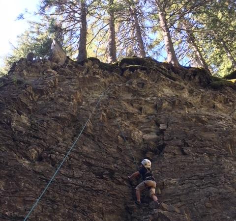 Site d’escalade pour enfants et débutants