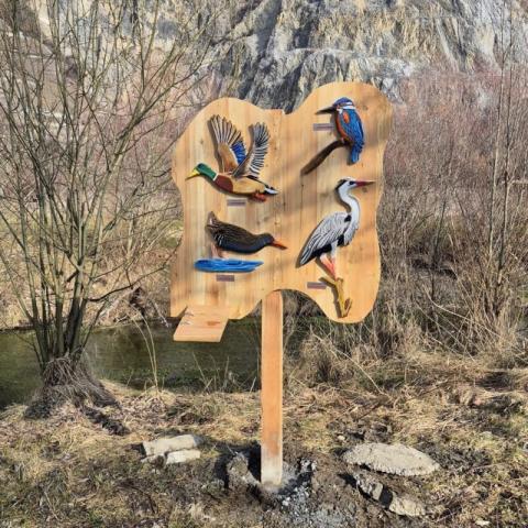 Sentier des oiseaux à Saillon (VS)