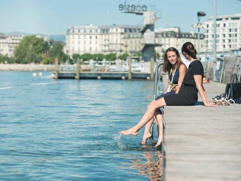 Visite Genève les pieds dans l’eau