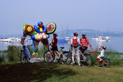 Balade à vélo autour du lac de Morat