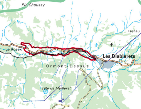 Balade à vélo autour des Diablerets