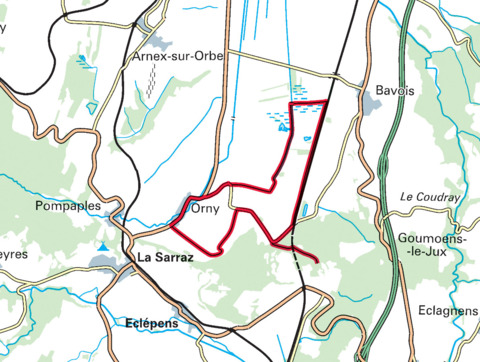 Balade à vélo dans la plaine de l&rsquo;Orbe