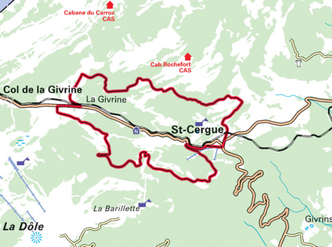 Balade à vélo au col de la Givrine