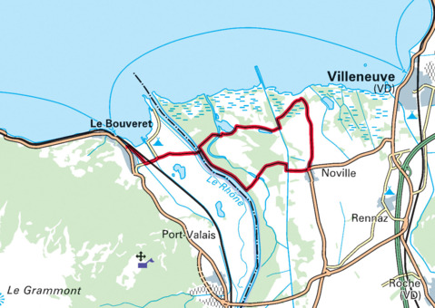 Balade à vélo dans la réserve des Grangettes