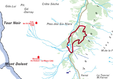 Balade à vélo autour de La Fouly