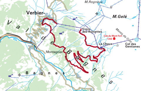 Descente à vélo sur Verbier